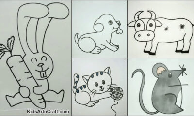 Easy To Draw Animals For Kids