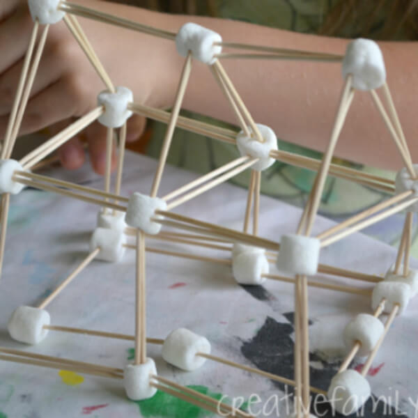 Innovative STEM Activity Using Marshmallow And Toothpicks