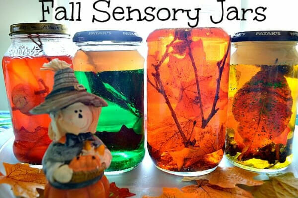 Fall Activities With Sensory Jars 