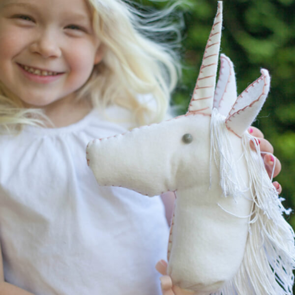 Cute Unicorn Felt Craft & Activity For Kindergarteners