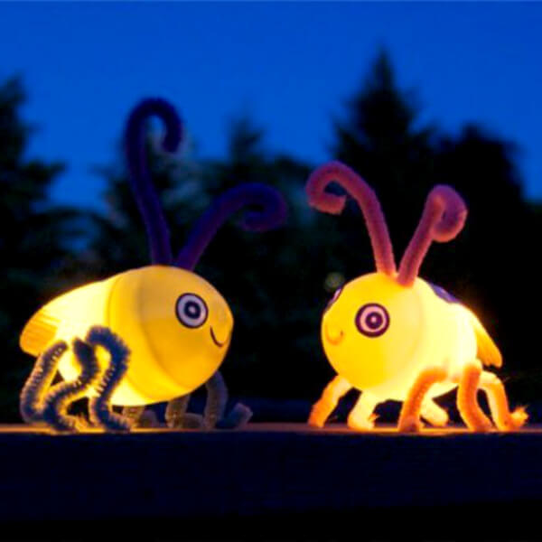 Glowing Bee Craft For Kids 