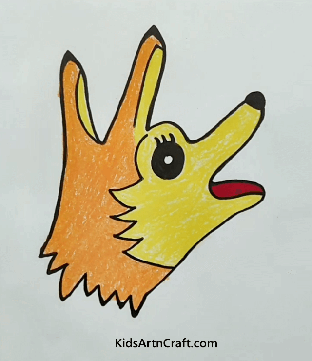 Colorful Animal Drawings for Kids Dog