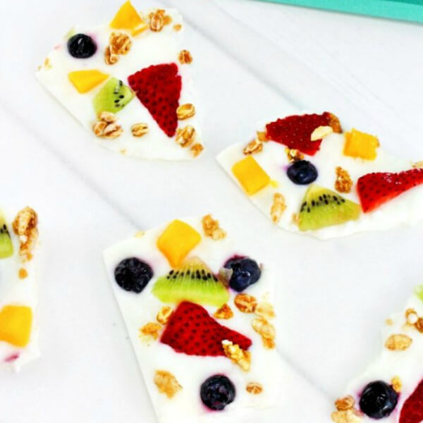 Homemade Breakfast Ideas For Kids Health Frozen Yoghurt topped with Berries