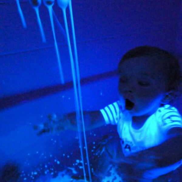 Halloween Activities For Toddlers Glow-in OOBLECK for kids