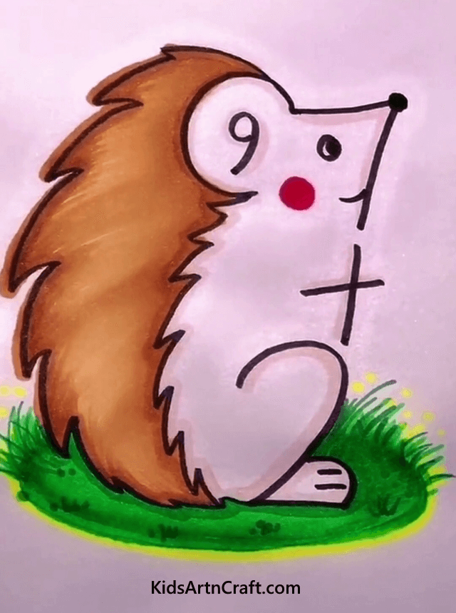 Hedgehog Beautiful Drawing Ideas for Animal Lovers Kids