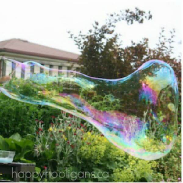 Fun Bubble Activities For Kids Create Trail Of Bubbles