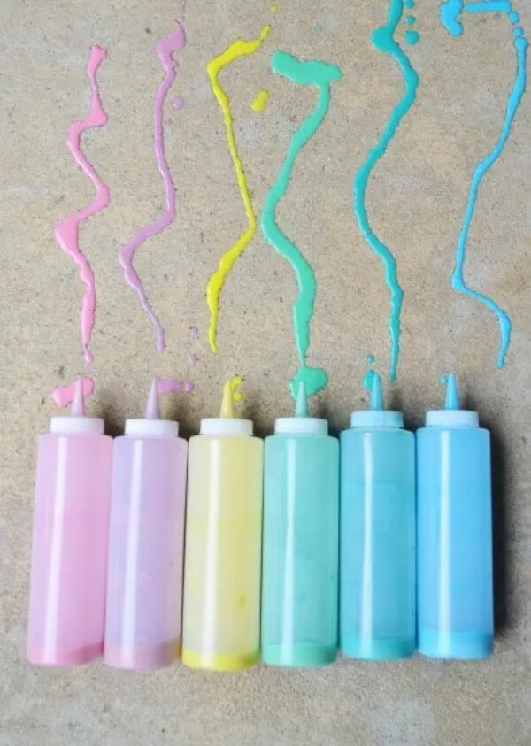 Easy-To-Make Sidewalk Chalk Paint Recipe Idea For Kids DIY Outdoor Activities For Kids