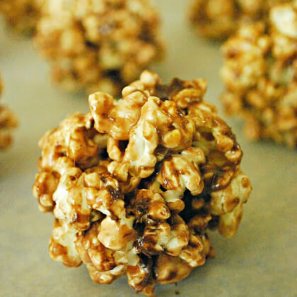 Creative Popcorn Ball Recipe Idea For Parties