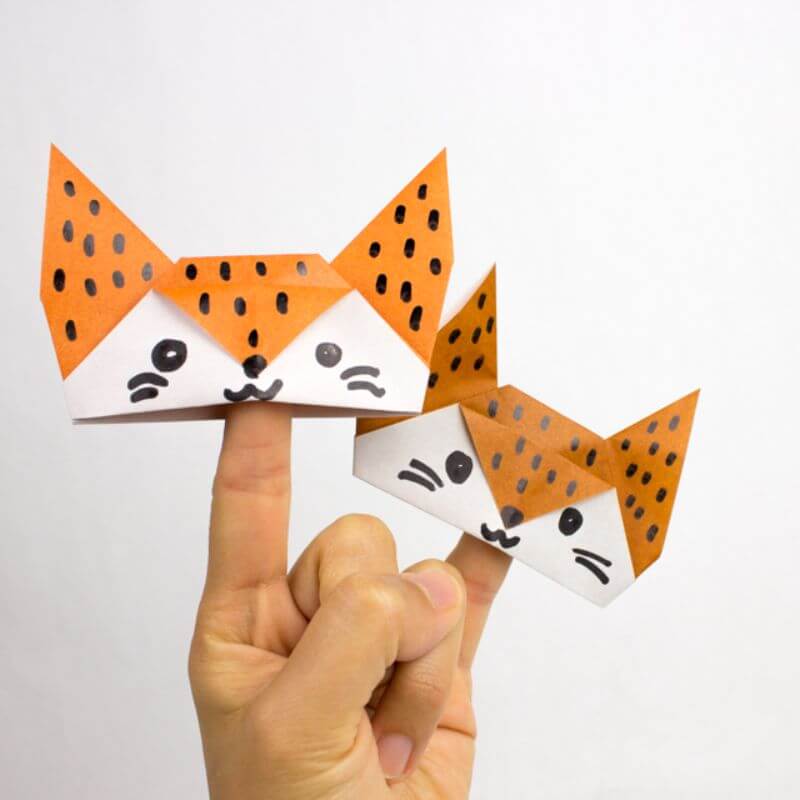 Easy To Make Puppet Fox Craft For Kindergarten