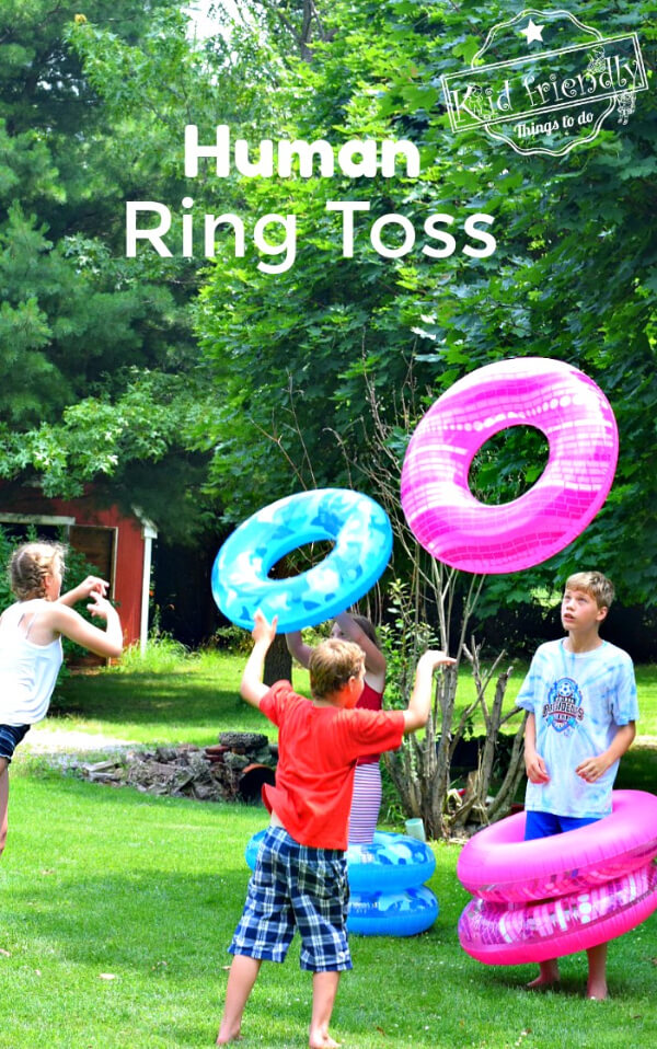 Human Ring Toss Game