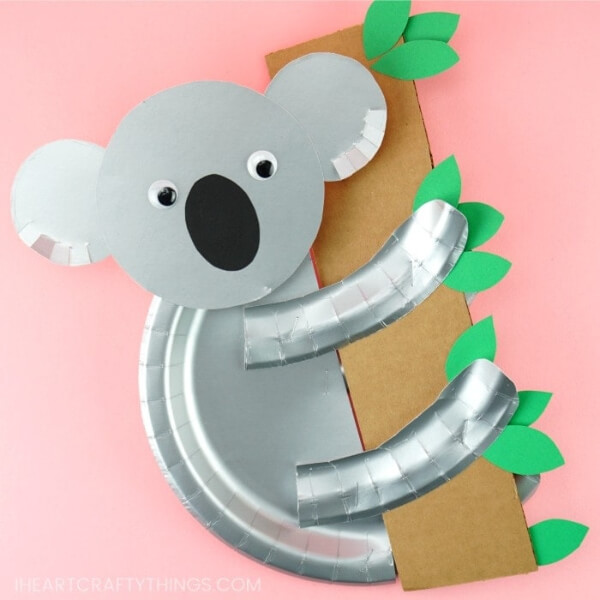 Koala Template Craft With Paper Plate