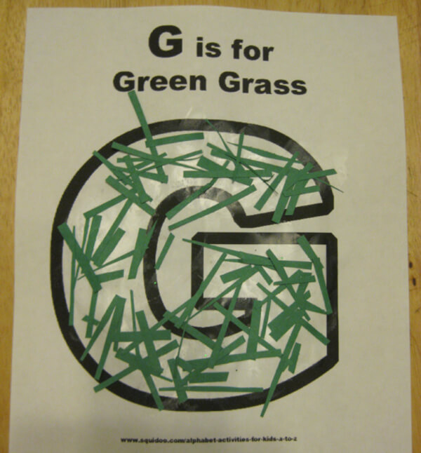 G Is For Grass Green Crafts Ideas For Kids To Enjoy This Weekend
