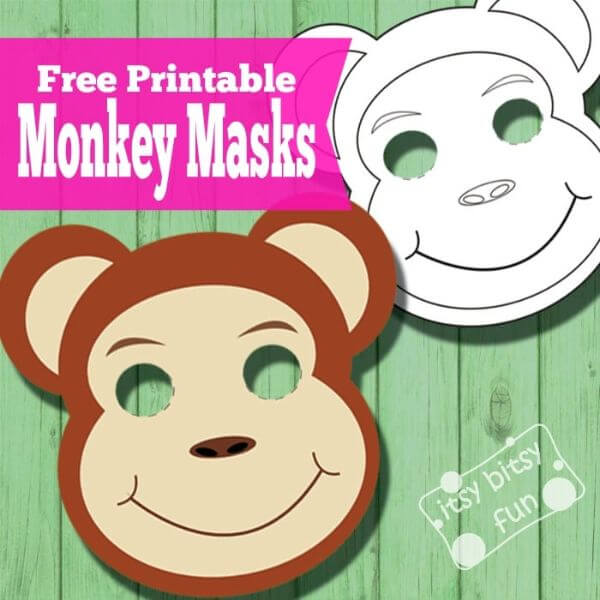 Cool Monkey Mask Monkey Craft Ideas For Kids