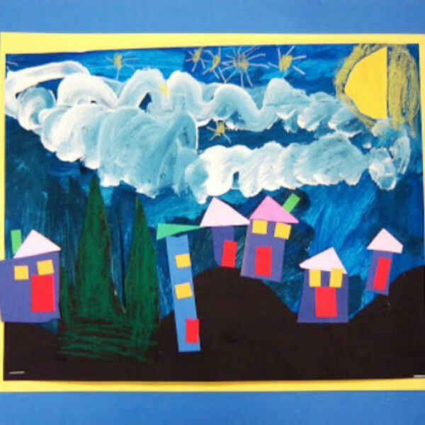 Vincent Van Gogh Inspired Activities for Kids The Starry Village On a Starry Night