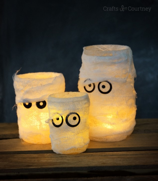 Lovely Luminaries Ideas for Kids Mummy Halloween Luminaries For Kids