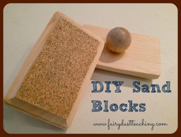 DIY Musical Instruments for Kids Sand Blocks