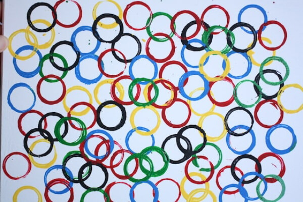 Olympics Rings Craft For Kids