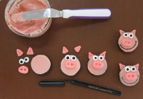 Piggy Projects Ideas For Kids How To Make Oreo Pigs