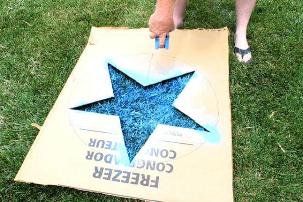 4th Of July Crafts And Recipes For Kids Painted Lawn Star Craft Activity