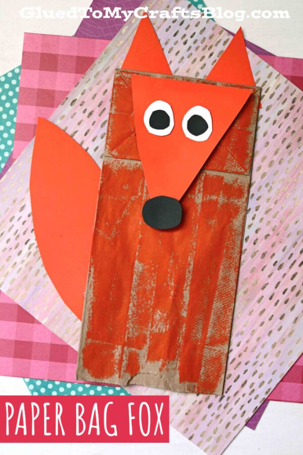 Cute Paper Bag Fox Craft & Activity