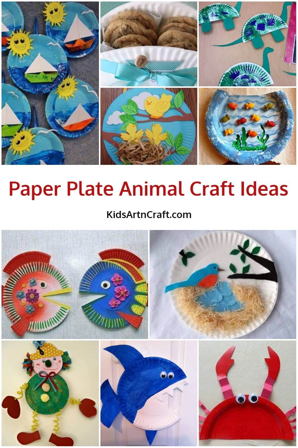 Paper Plate Animal Craft Ideas for Kids - Kids Art & Craft