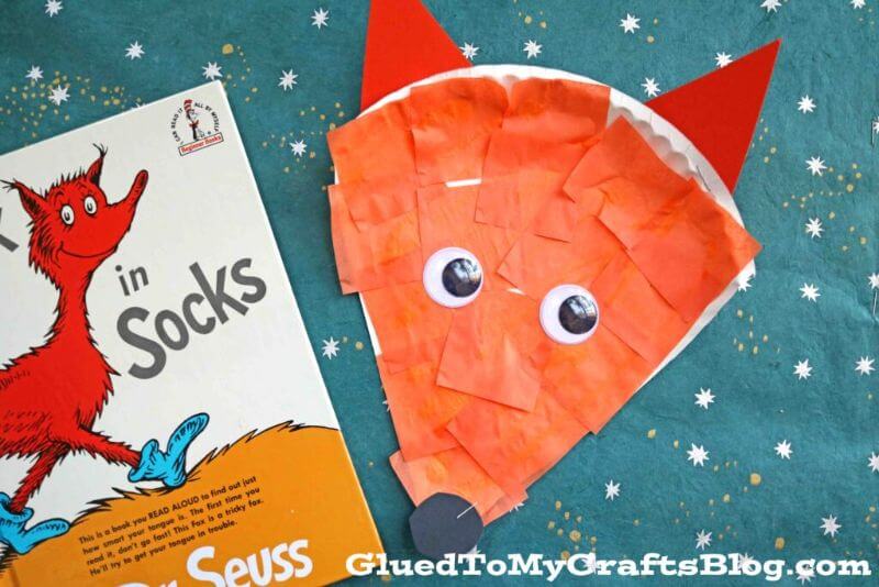 Paper Plate Fox Craft For Toddlers