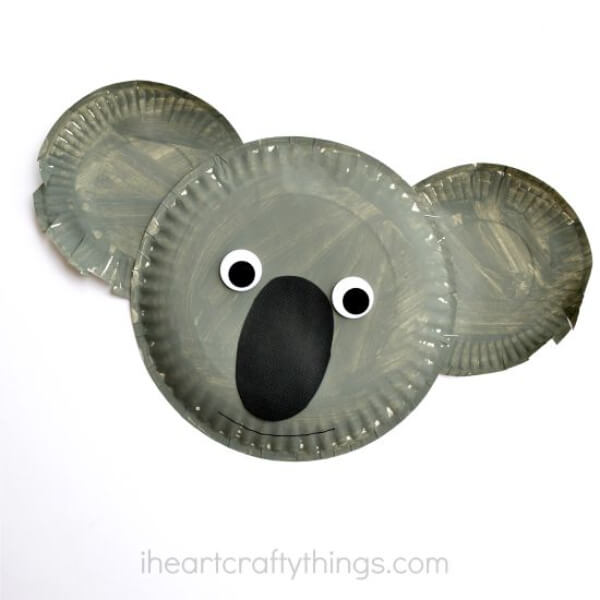Koala Craft Ideas for Kids Paper Plates and Colors