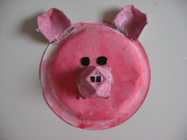 Paper Plate Pig Craft For Toddlers