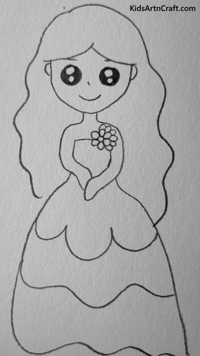 Simple Girl Drawing Ideas for Kids Christian Bride