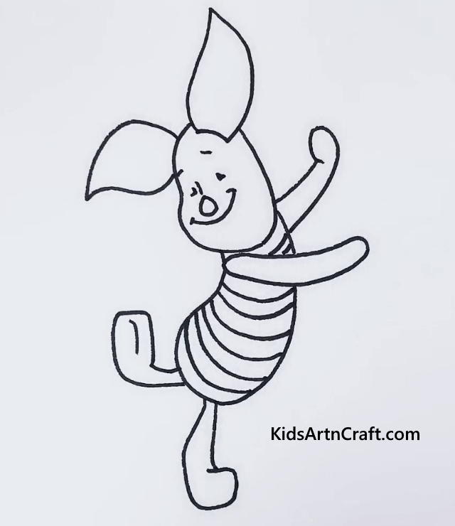  Piglet Easy Drawing