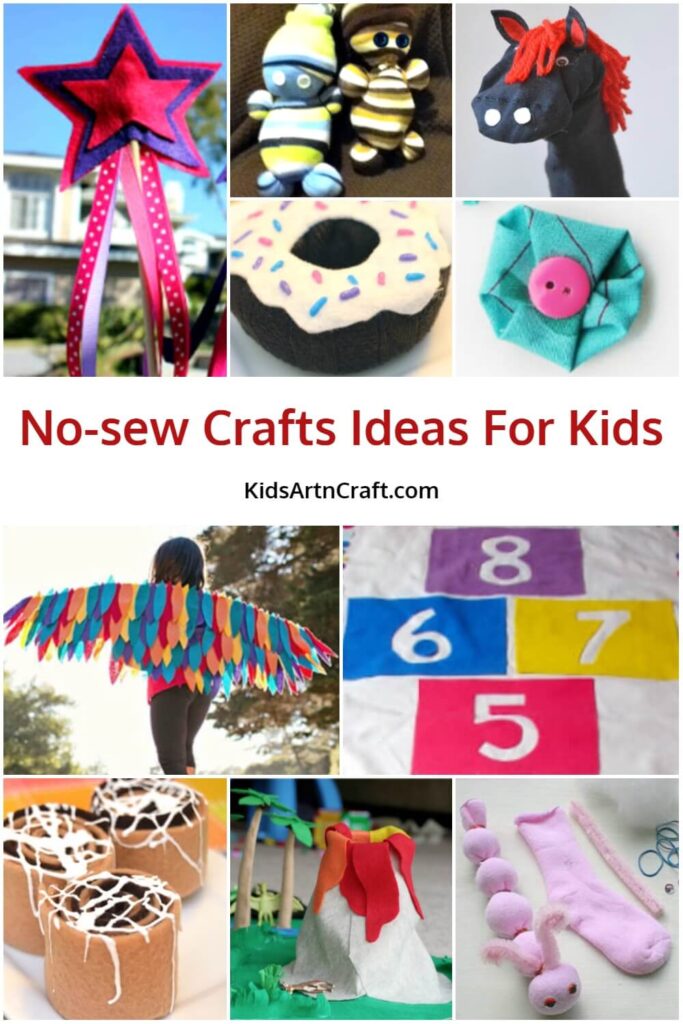  No-sew Crafts Ideas For Kids