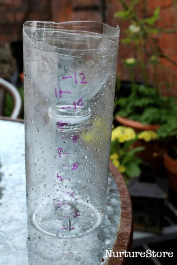 Easy-To-Make Rain gauge Science Experiment Idea