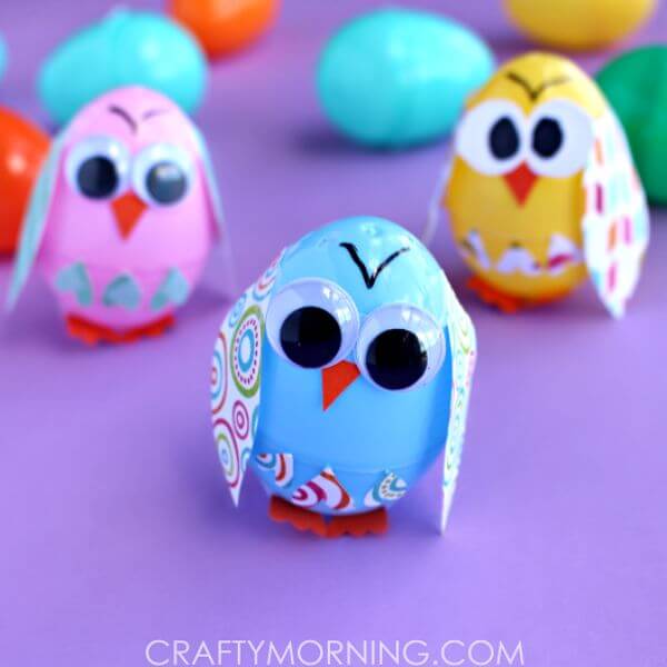  How To Make Owl With Easter Eggs