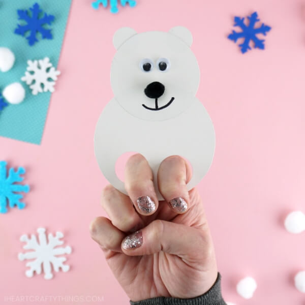 The Cute Little Puppet Show Cute Polar Bear Crafts for Kids