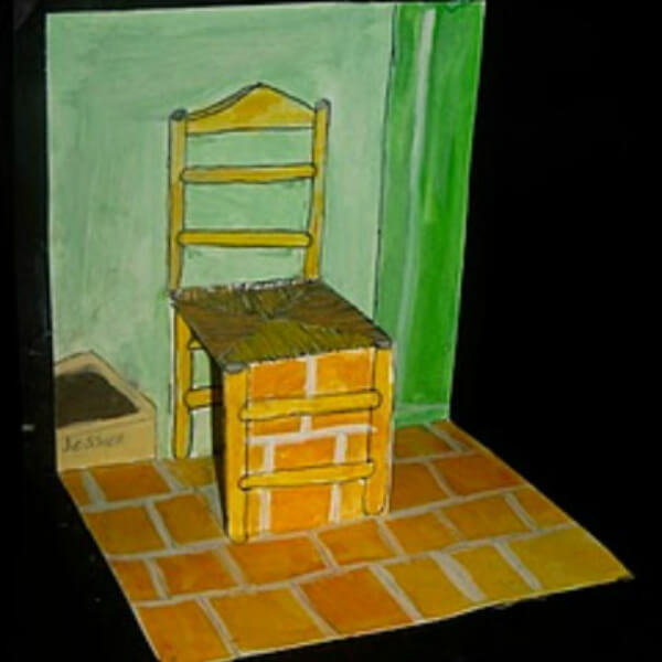 Vincent Van Gogh Inspired Activities for Kids Van Gogh's Chair Pop-Ups