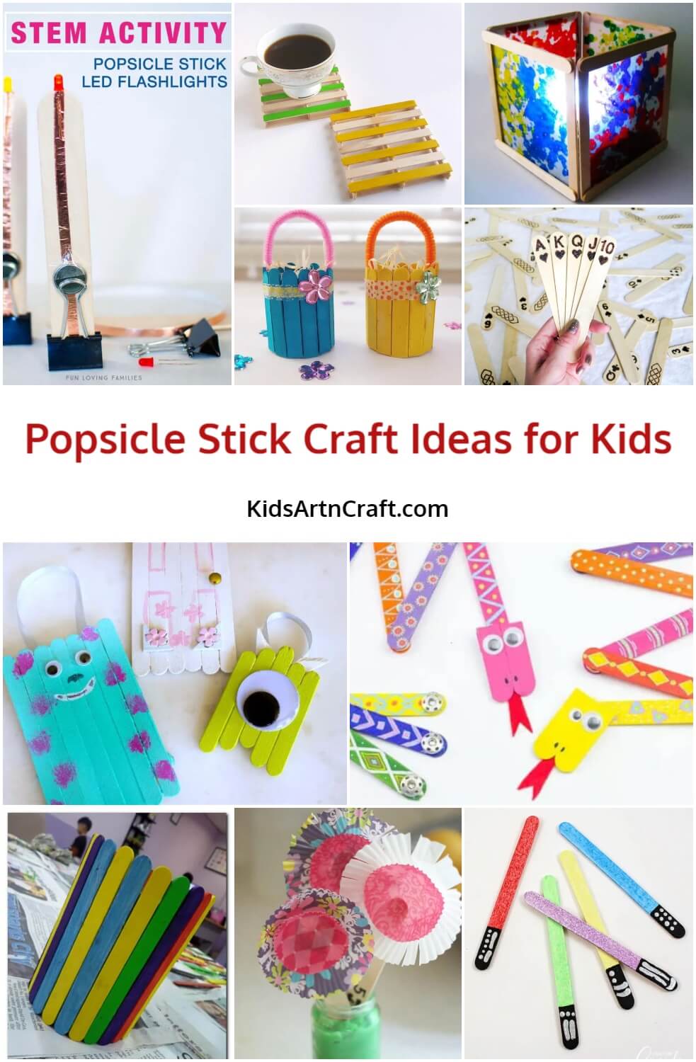  Popsicle Stick Craft Ideas for Kids