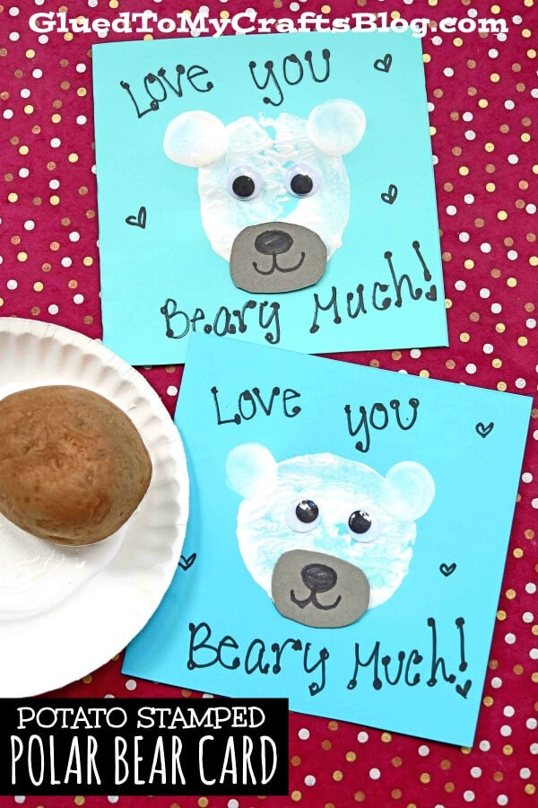Cute Polar Bear Crafts for Kids The Beary Greetings