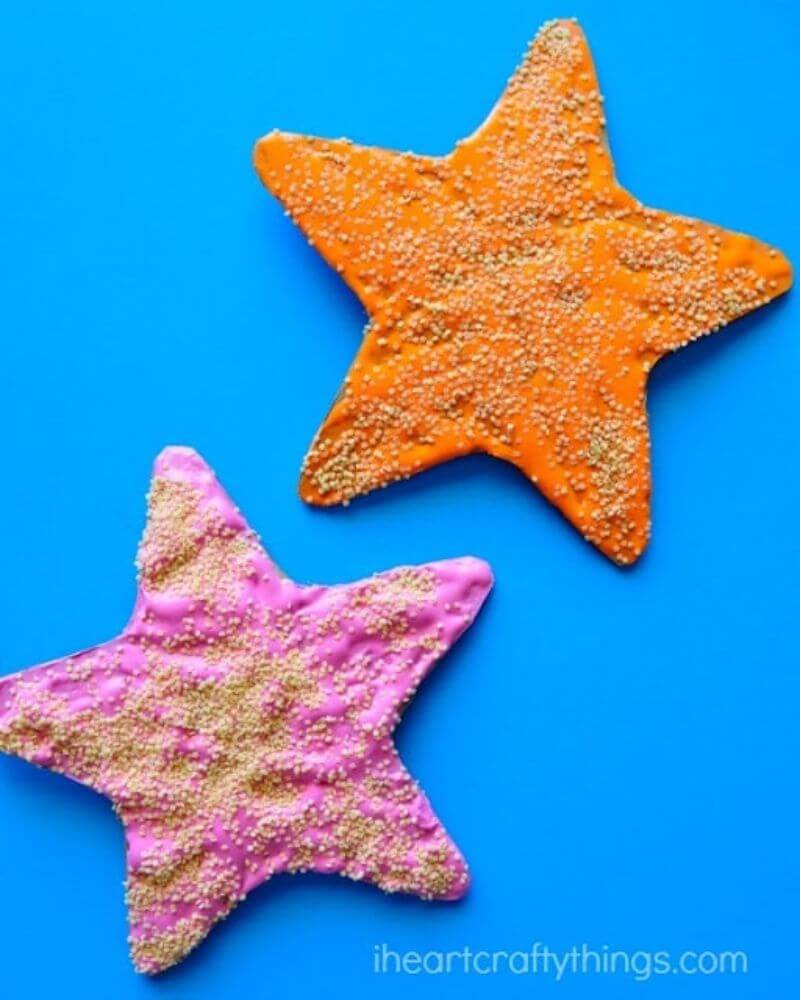 Paper Plate Starfish Craft
