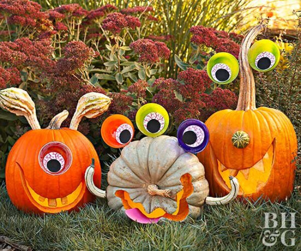 DIY Cool Pumpkin Stencils Craft  For Halloween Eve Pumpkin Crafts & Activities for Kids 