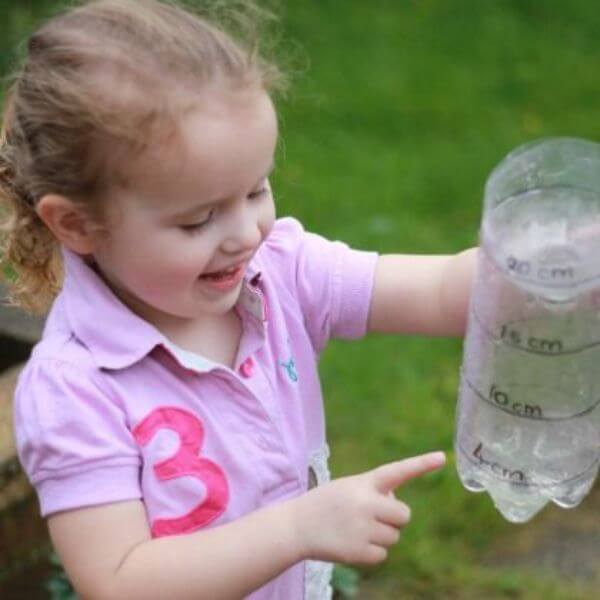 Homemade Rain Gauge Weather Learning Activity Using Recycled Material Kids