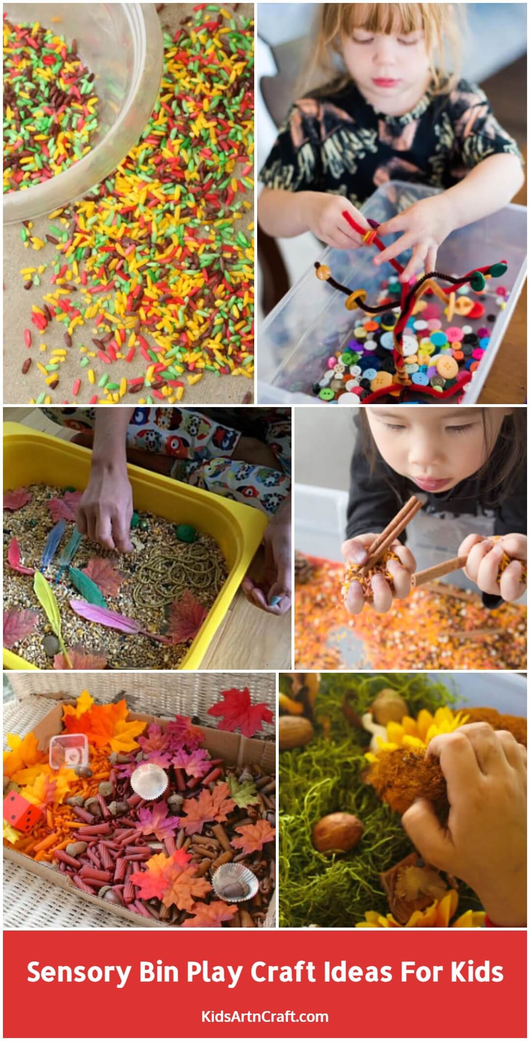 Sensory Bin Play Craft Ideas For Kids