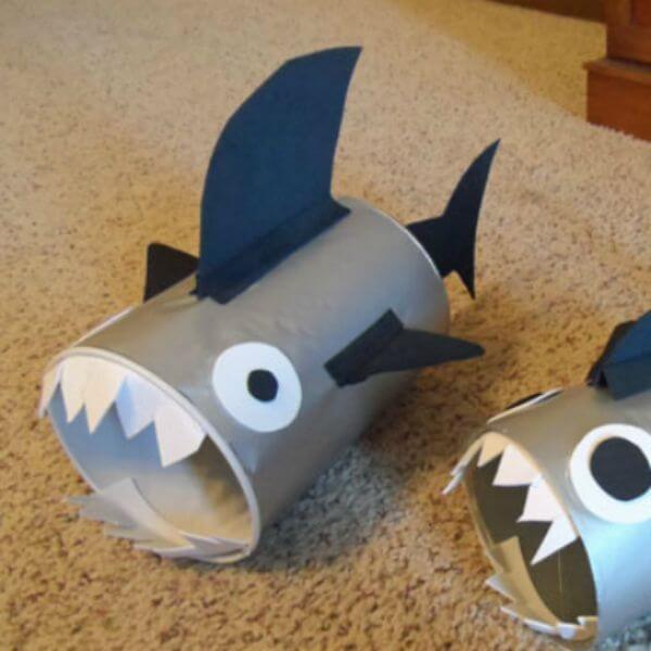 Shark Can Shark Craft Ideas For Kids
