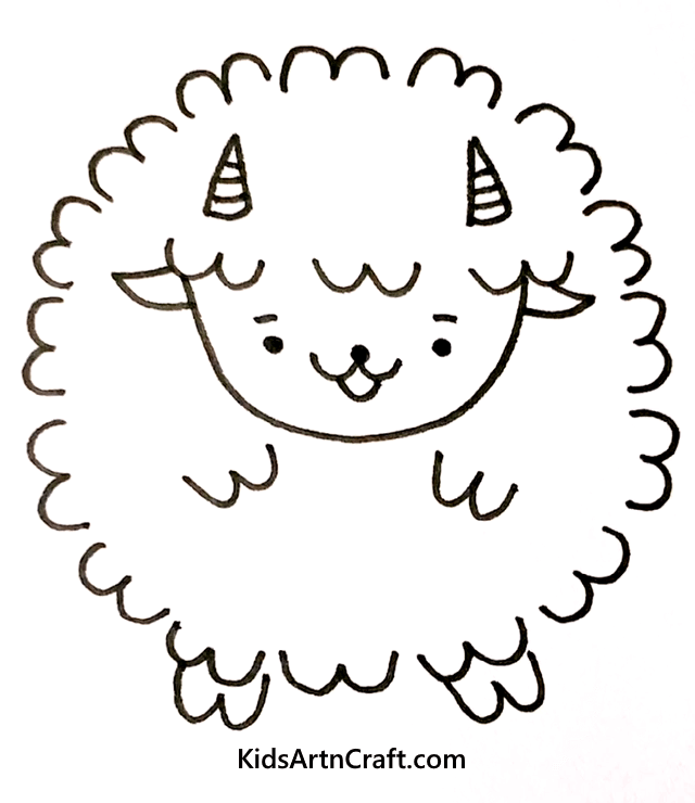 Baby Animal Drawings for Kids Little Baby Sheep