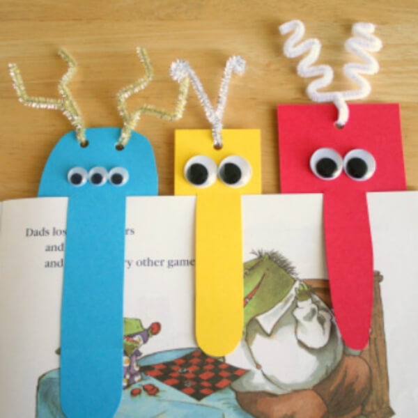 Adorable Monster Bookmark Craft for Kindergartners DIY Monster Bookmarks for Kids