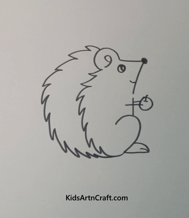 Easy Animal Drawings For Kids Squirrel