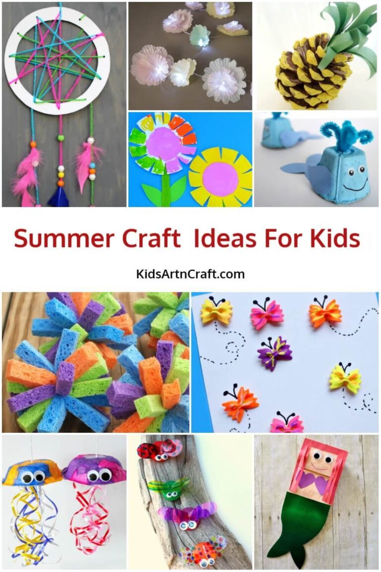 Summer Craft Ideas For Kids - Kids Art & Craft