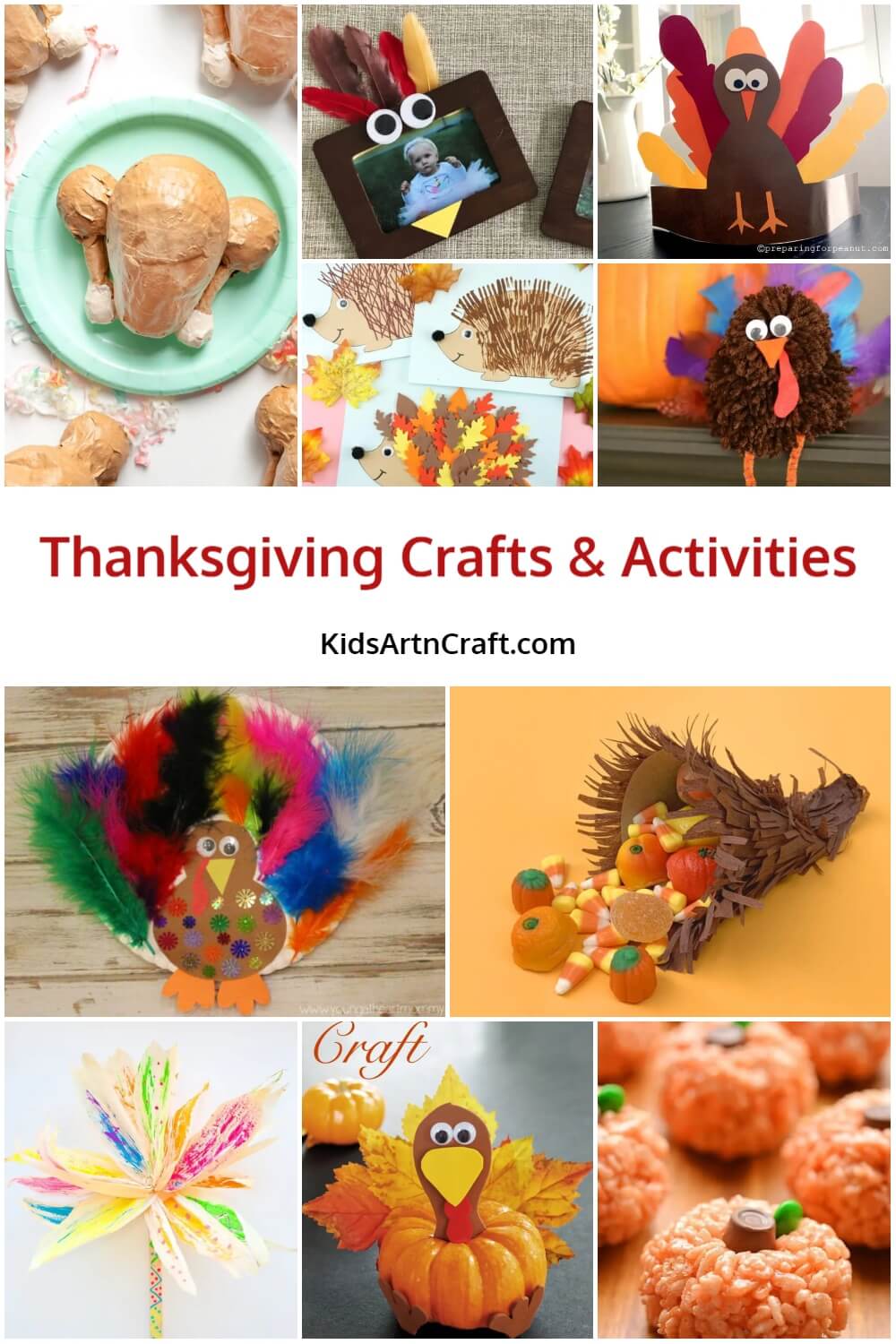 Thanksgiving Crafts & Activities for Kids - Kids Art & Craft
