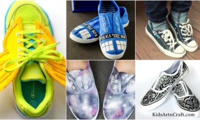 Upcycled Sneaker Ideas For Kids