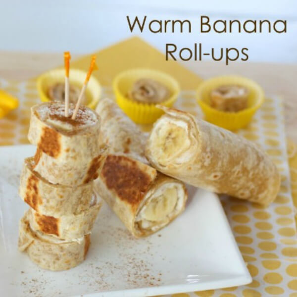 Healthy Banana Rolls 