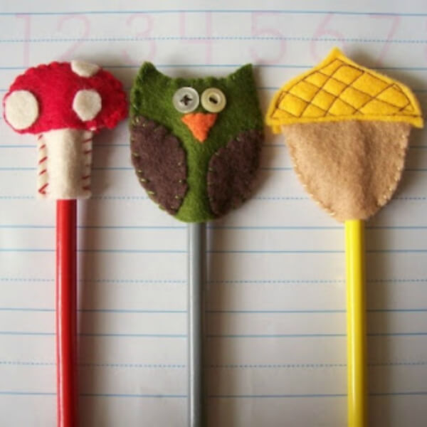 Felt Pencil Topper Ideas For Your Kiddos!